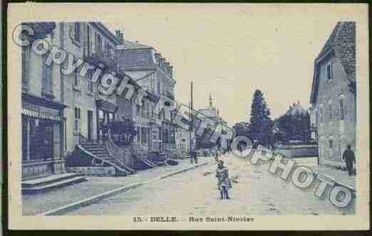 Ville de DELLE Carte postale ancienne